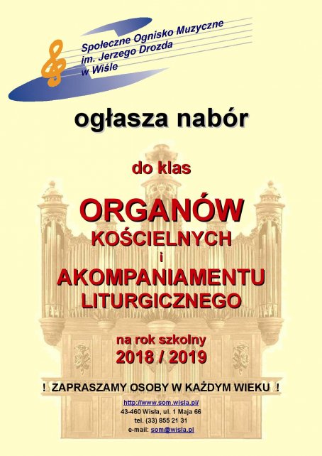 Nabór do klas organów kościelnych
